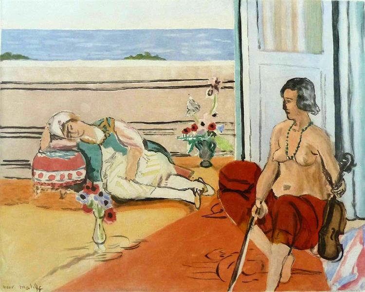 Odalisque on the Terrace, 1922 - 馬蒂斯