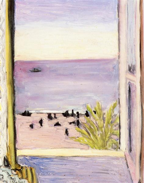 Відкрите вікно, 1921 - Анрі Матісс