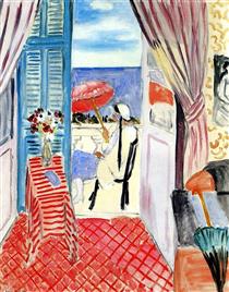 Woman with a Red Umbrella - Henri Matisse