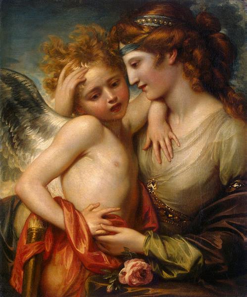 Venus Consoling Cupid Stung by a Bee, c.1802 - Benjamin West