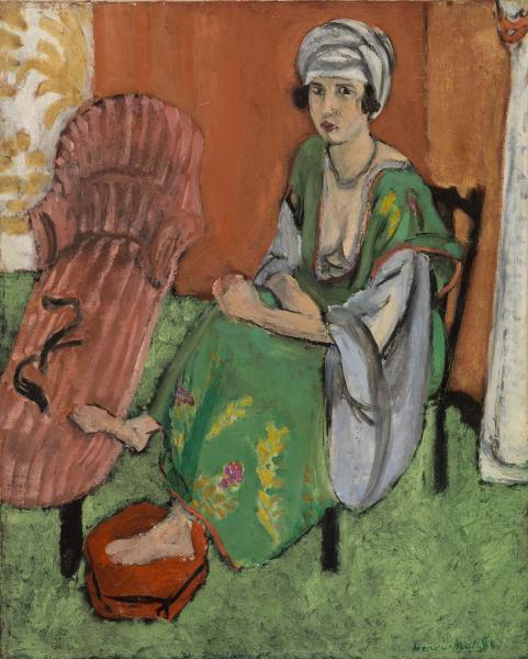 The Green Dress, 1919 - Анри Матисс