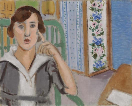 Жінка і екран, 1919 - Анрі Матісс