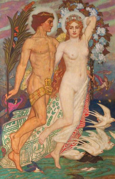 Fand and Manannan, 1913 - John Duncan