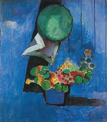 Flowers and Ceramic Plate - Henri Matisse