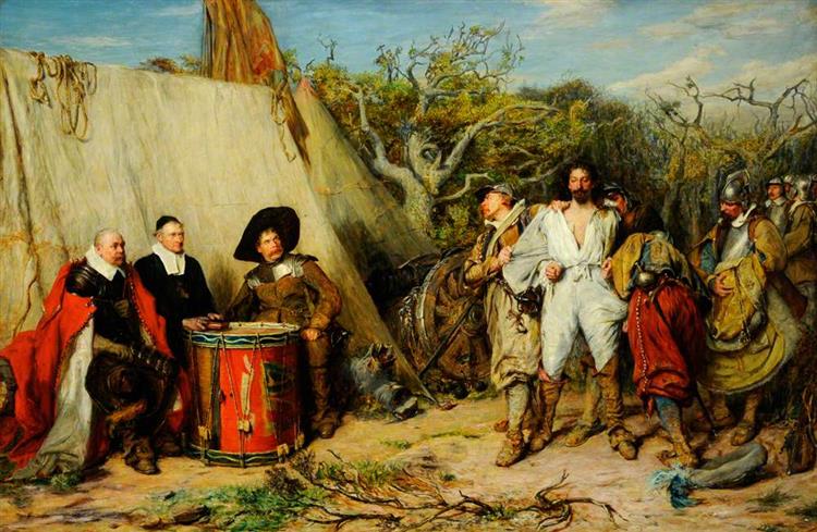 The Drumhead Court Martial, 1856 - John Pettie