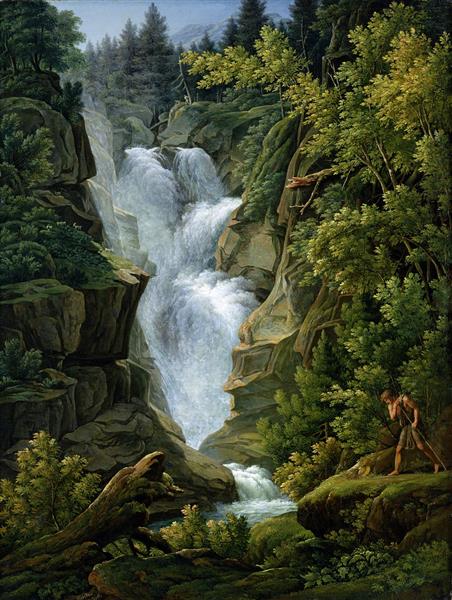 Waterfall in the Bern Highlands, 1796 - Joseph Anton Koch