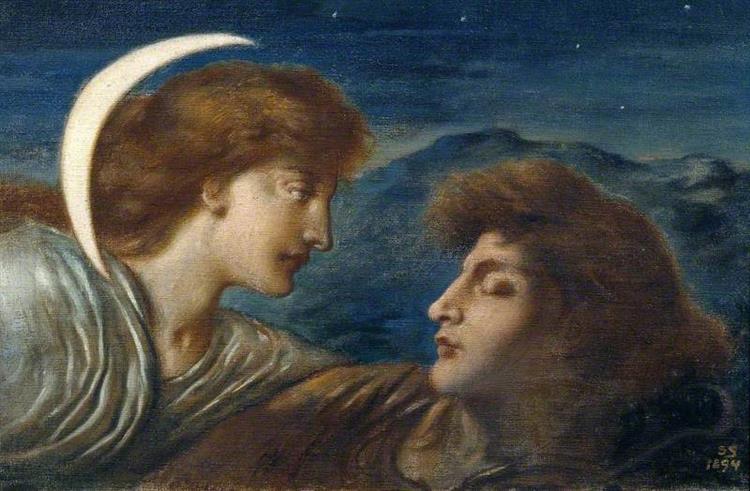 The Moon and Sleep, 1894 - Simeon Solomon