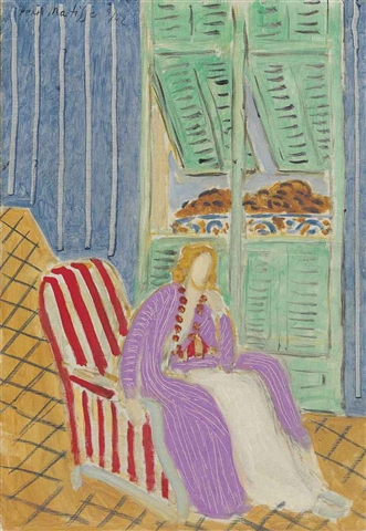 The Violet Robe, 1942 - Анри Матисс
