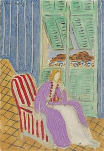 The Violet Robe - Henri Matisse