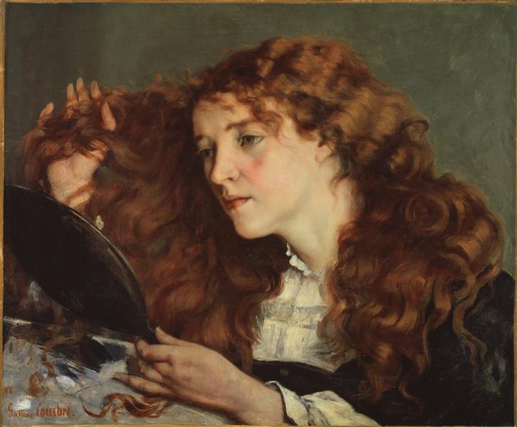 Portrait of Jo, the Beautiful Irish Girl, 1865 - Gustave Courbet
