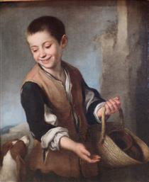 Boy with a Dog - Bartolomé Esteban Murillo