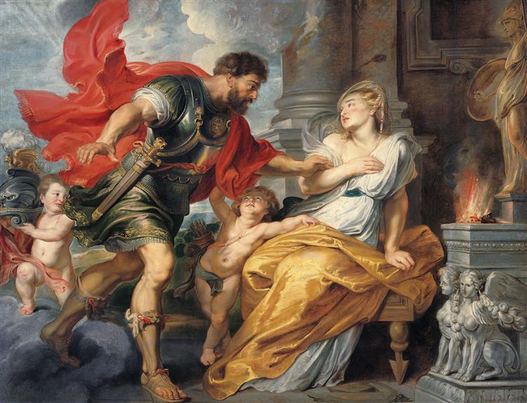 Mars et Rhéa Silvia, c.1620 - Pierre Paul Rubens