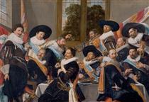 Banquet des officiers du corps des archers de Saint-Adrien - Frans Hals