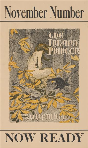 Poster for a November Issue of the Inland Printer Magazine, 1900 - J. C. Leyendecker