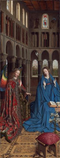 Anunciación - Jan van Eyck