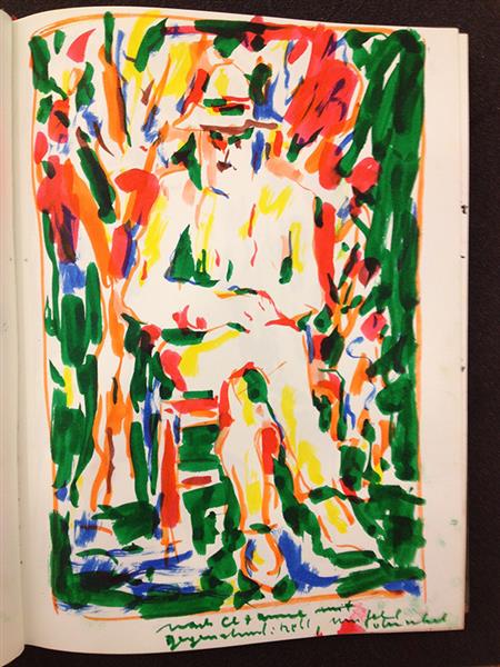 After Paul Cézanne, 1983 - Otto Muehl