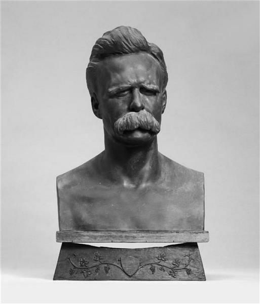 Bildnis Friedrich Nietzsche, 1903 - 1904 - 馬克思．克林格爾