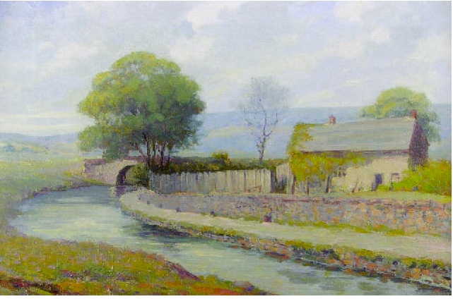 Spring County Landscape - Alfred Heber Hutty
