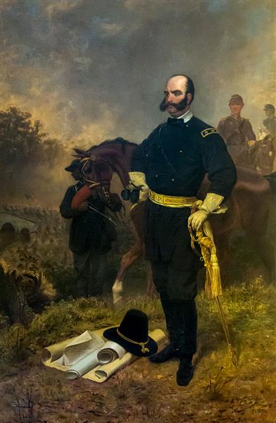 General Ambrose Burnside at Antietam, 1863 - Эмануэль Лойце