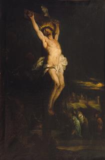 Christ expiant sur la croix - Гиацинт Риго