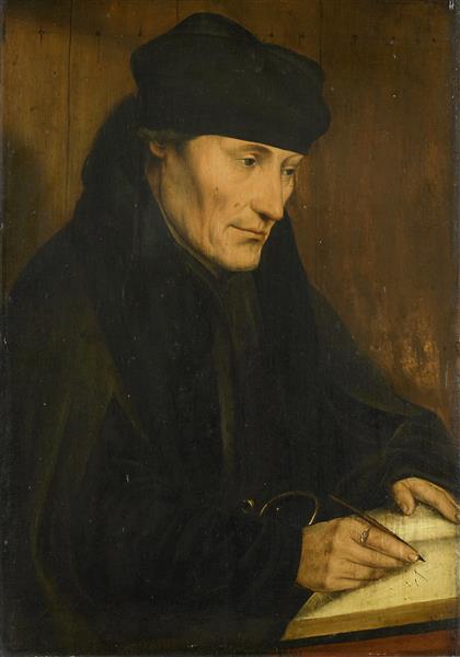Portret Van Desiderius Erasmus - Квентин Массейс