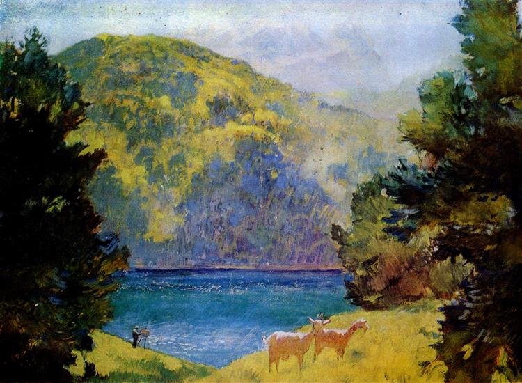 Lake Gel-Gel, 1943 - Yevgueni Lanseré