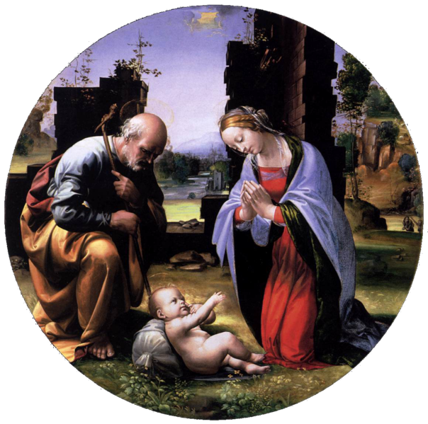 Adoration of the Child, c.1499 - Фра Бартоломео