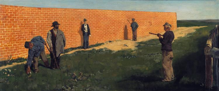 Spaziergänger (der Überfall), 1878 - Макс Клінгер
