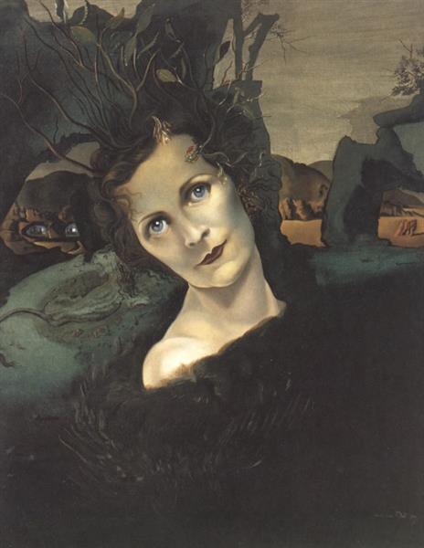 Portrait of Lady Louis Mountbatten (1940}, 1940 - Salvador Dali