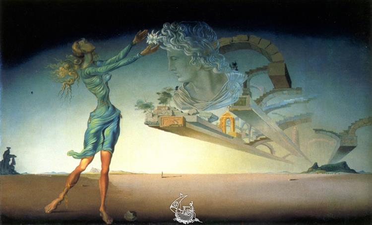 Trilogy of the Desert. Mirage, 1946 - Salvador Dalí