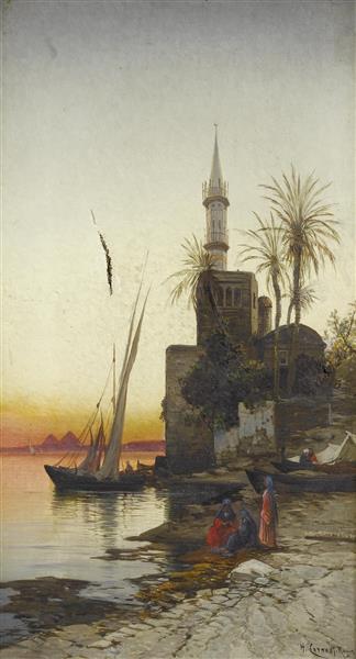On the Banks of the Nile, 1905 - Hermann David Salomon Corrodi