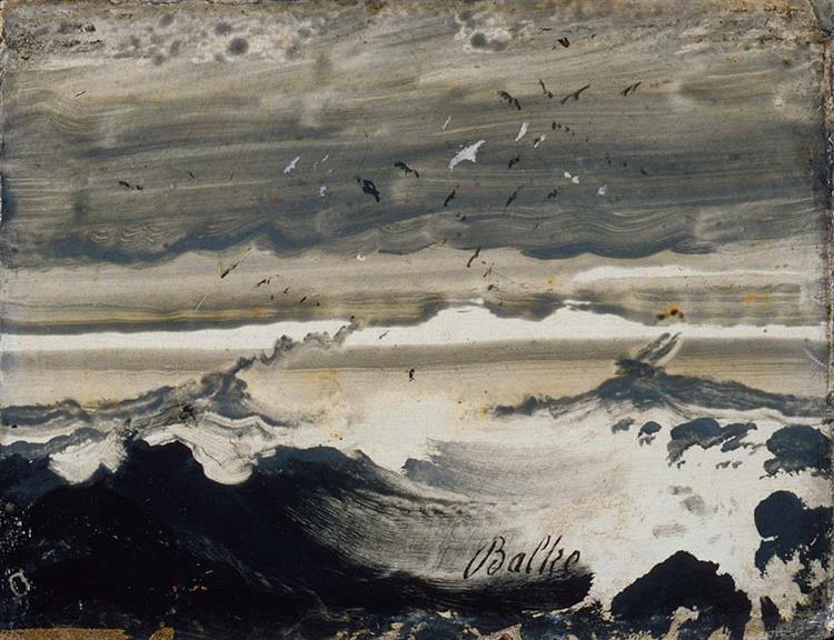 Stormy Sea, c.1870 - Педер Балке