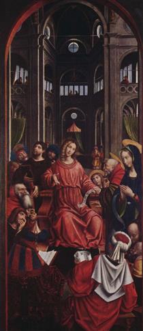 Christ's dispute at the Temple - Defendente Ferrari