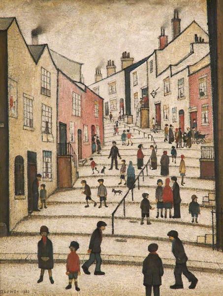 Crowther Street, Stockport, Cheshire, 1930 - L. S. Lowry