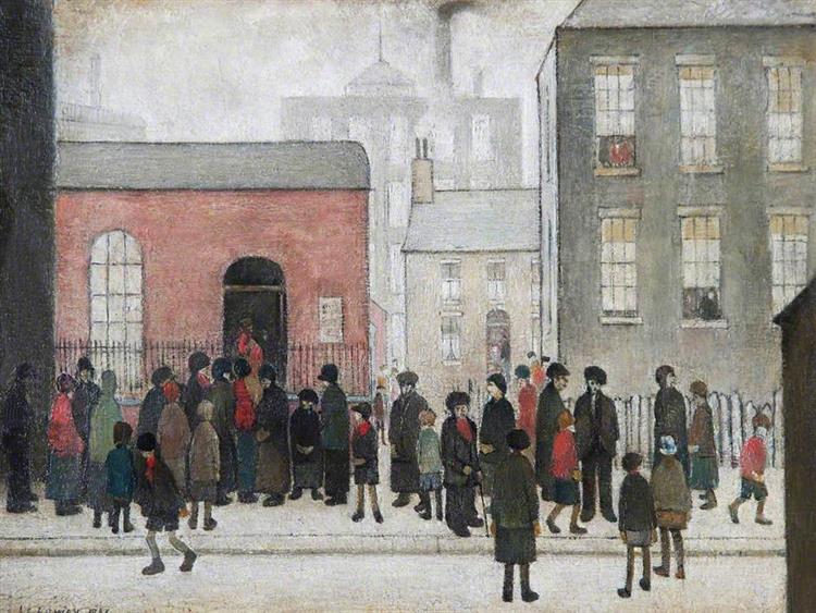 The Mission Room, 1937 - L. S. Lowry