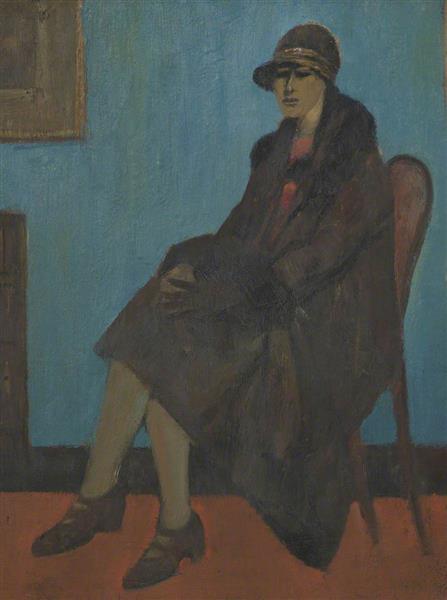 Woman in a Chair, 1921 - L. S. Lowry