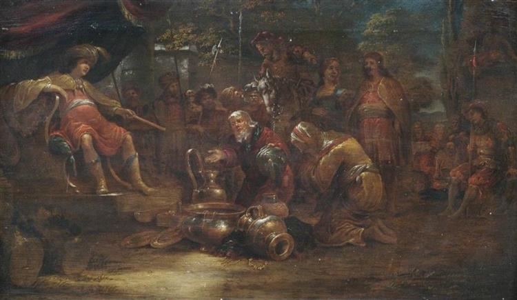 King Solomon Receives the Queen of Saba - Леонард Брамер