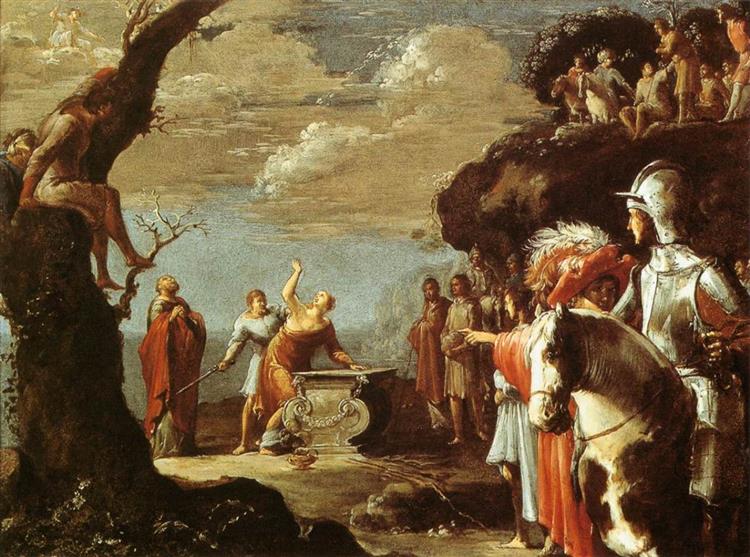 The Sacrifice of Iphigeneia, c.1623 - Леонард Брамер