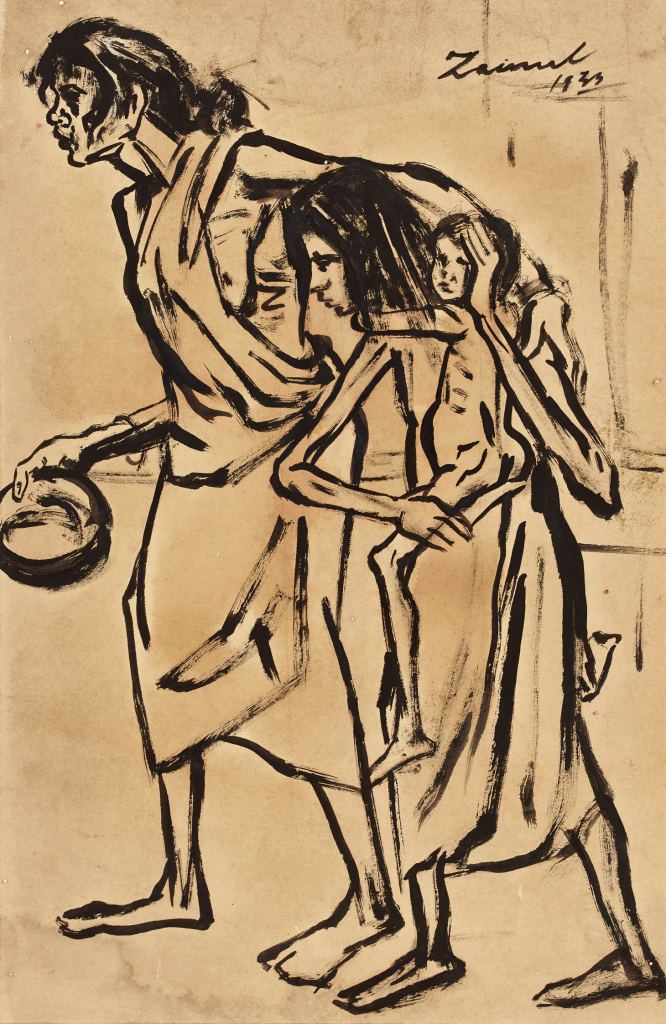 Famine Sketch, 1943 Zainul Abedin