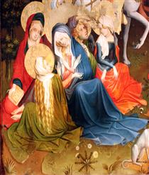 The Women at the Cross (fragment) - Meister Francke