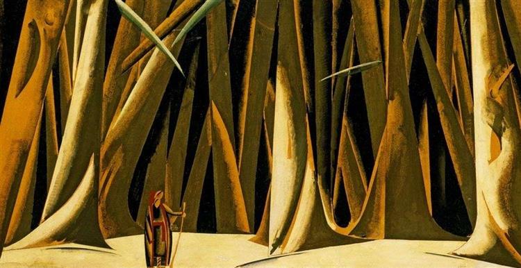 Forest, 1913 - Wladimir Jewgrafowitsch Tatlin