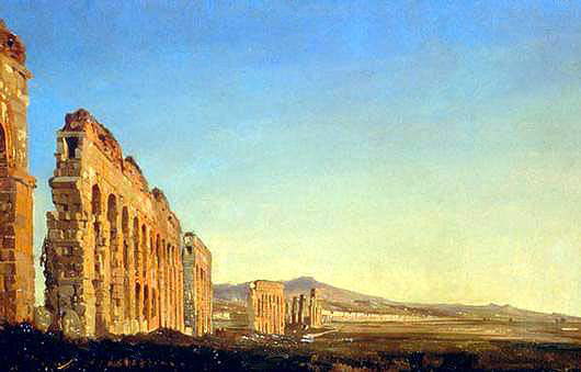 Aqueducts in the Roman Campagna, 1843 - Ippolito Caffi