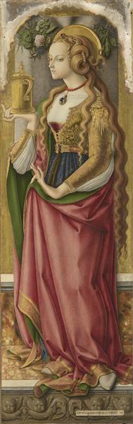 Mary Magdalene, 1480 - 1490 - Carlo Crivelli - WikiArt.org