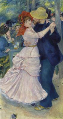 Tanz in Bougival - Pierre-Auguste Renoir