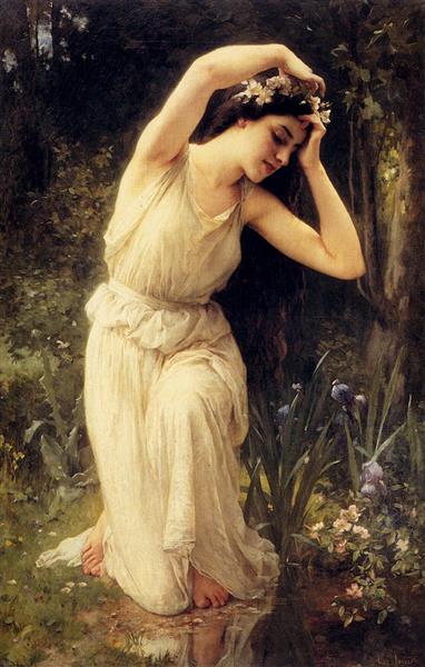 A Nymph In The Forest - Charles-Amable Lenoir
