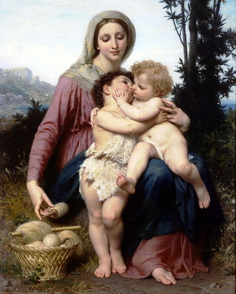 The Holy Family, 1863 - William Adolphe Bouguereau