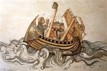 El Barco Medieval- El fresco, Emil Grigoras - Emil Grigoras