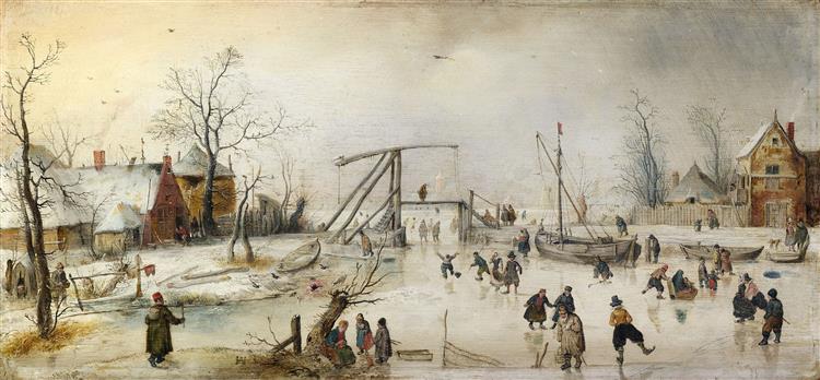 Scene on the Ice, 1620 - Hendrick Avercamp - WikiArt.org