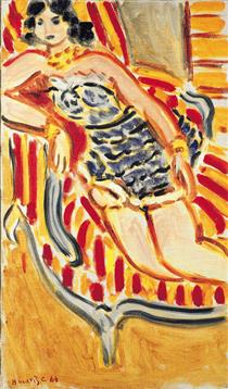 Jeune Femme Au Canapé - Henri Matisse