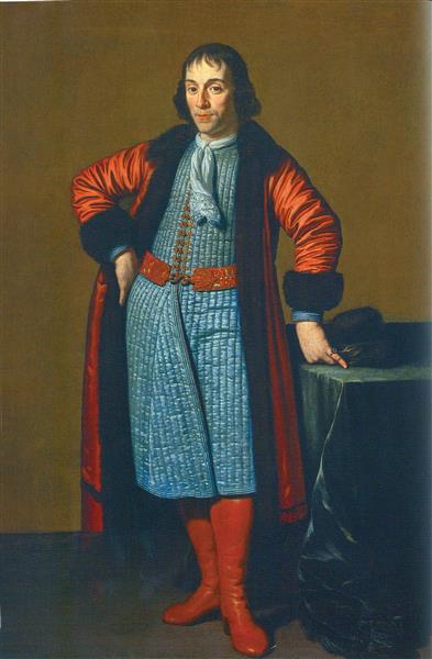 Portrait of Aleksandr Danilovich Menshikov, 1698 - Michiel van Musscher